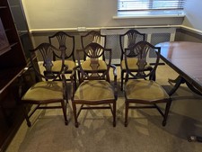 Stag Original Antique Mahogany Dining Chair Set