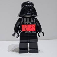 Lego Star Wars Darth Vader 9" Minifigure Character Battery Digital Alarm Clock 