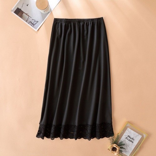 Lace long slip petticoat - lace,