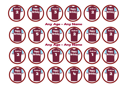 Edible football team - 24,