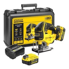 STANLEY 18V  FATMAX V20 Cordless Brushless Jigsaw  2x 4.0AH SFMCS650M2KQ-GB