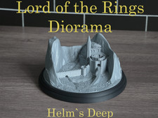Helm's Deep Diorama Lord of