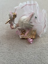 Vintage Capodimonte Stork