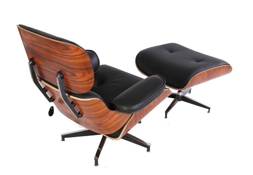 Lounge chair ottoman black - lounge,