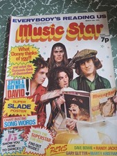 Rare MUSIC STAR Magazine 10 MARCH 1973 Slade Jacksons Glitter Bowie Sweet Osmond