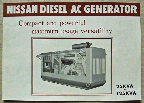 Nissan diesel generator - diesel, ac