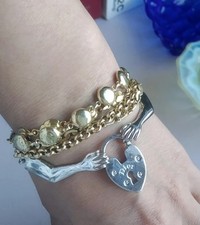 Y2k Vintage Christian Dior Bracelet Anklet Silver Colour John Galliano Era