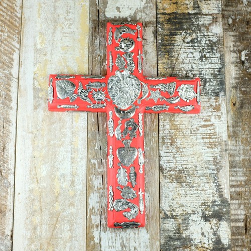 Mexican milagro cross - mexican,