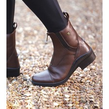 Premier Equine Balmoral Leather Adults Paddock Boots - Brown or Black