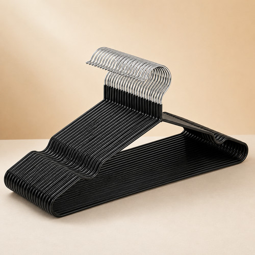 Rubber coated metal hangers - rubber,