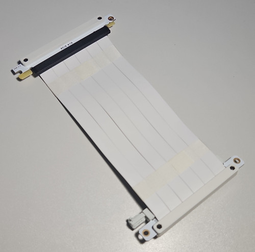 20cm white pcie x16 dual - white, 3.0