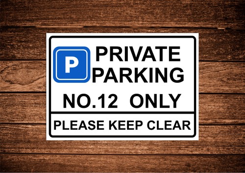 Private parking sign - private,