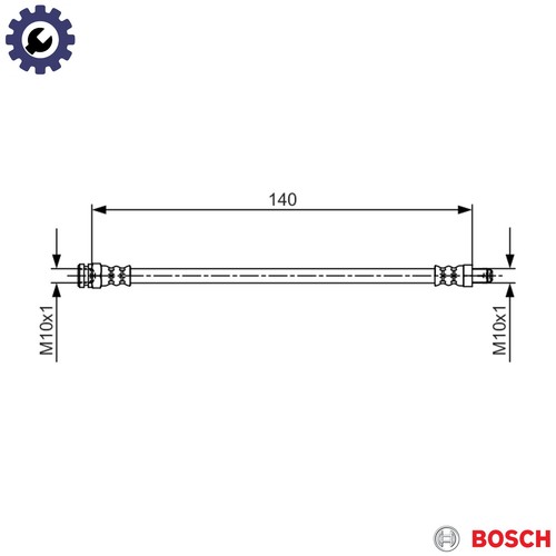 Brake hose 987 - brake, for