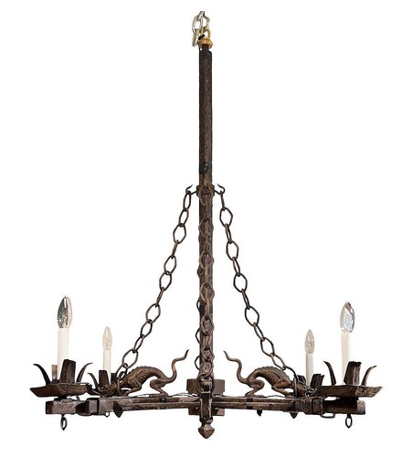 Medieval gothic style wrought - medieval,