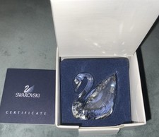 Swarovski SCS Crystal Small ‘Swan’ Mini Figurine 1.5" Collector's Society Gift