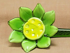Hand Blown Glass Sun Flower