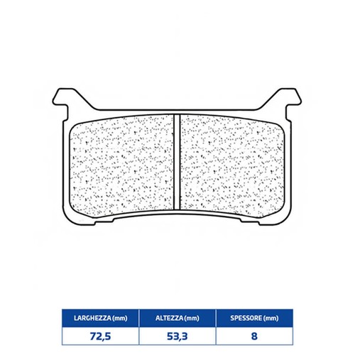 Sintered brake pads for - brake,