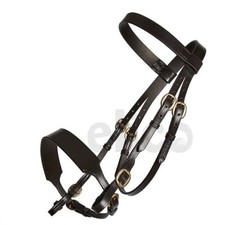 Hand bridle english leather - in,