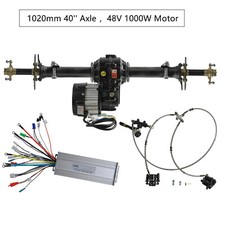 ATV Go Kart 48V 1000W Electric Differential Motor Controller+ 40'' Rear Axle Kit