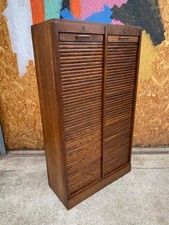 Double French Tambour Cabinet