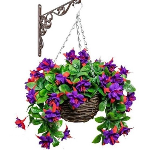 Artificial fuchsia hanging - artificial,
