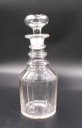 19th cent cut glass - , ring