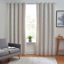 Elisa Eyelet Curtains Lined