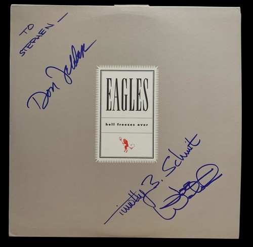 Signed the eagles don felder - don,