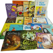 18 Kids Picture Books Bundle Mixed Titles Ages 3–7 Disney Seuss Fairy Tales