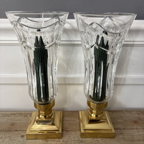 Pair waterford crystal pompeii - pair,