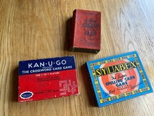 THREE VINTAGE WORD GAMES -
