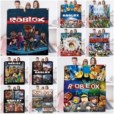 3D Roblox Warm Soft Flannel Blanket Bedroom Sofa Bedspread Throw Bed Home Gifts