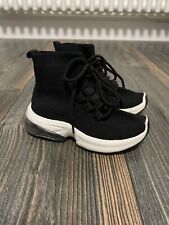 ZARA GIRLS BLACK CHUNKY SOCK STYLE PULL ON HI TOP TRAINERS UK 8 EU 25