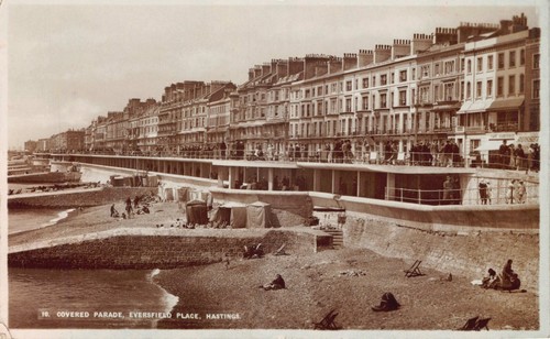 Postcard hastings covered - hastings,