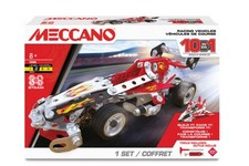 MECCANO 10-in-1 Vehicles STEAM Model Building Kit 225 Parts Boat Car Plane