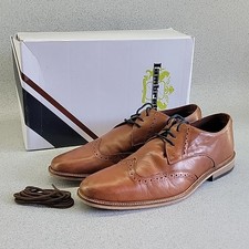 Lambretta Mens Tan Crust Brown Franky Brogue Lace-Up Shoes Size Uk uk 10 eu 44