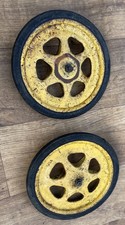 Antique Original 1940s-1950's TRI-ANG Scooter wheels 