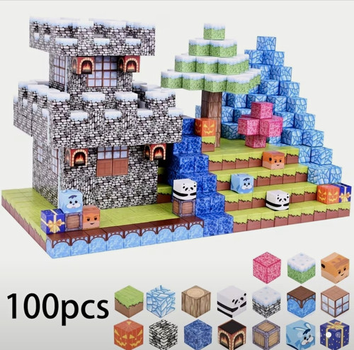 Magnetic building cube - magnetic,