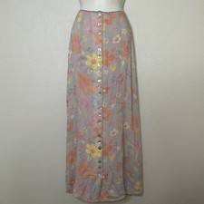 UNIF Light Blue Floral Skirt