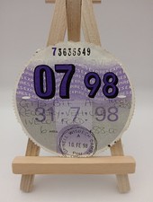 Iveco Ford Recovery Vehicle HGV 1998 Original Old Road Car Cars Tax Disc Discs