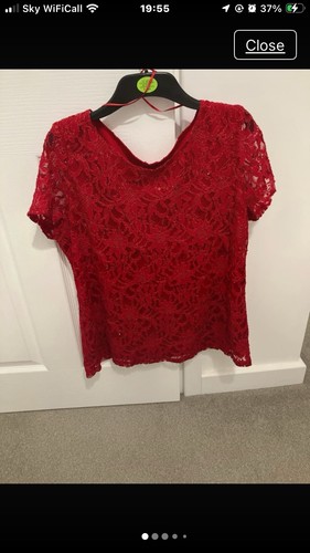 Matalan women red short - red,