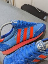 Adidas Jogging Made In Taiwan 80's Vintage Deadstock Rare UK6.5