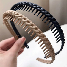 Anti-Slip Teeth Headband Women Girls Curved Hair Clip Comb Styling Tool Accessor