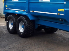 SILAGE GRAIN & DUMP TRAILER WHITE REFLECTIVE SEGMENTED SQUARE VINYL KANE REDROCK