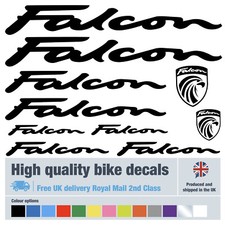 Falcon bike decals - labels, with