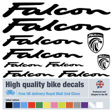 Falcon bike decals labels with free bike protection (25 pack) free delivery