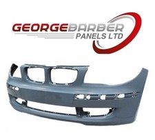 BMW 1 Series E87 2007-2011 Front Bumper Primed - No Sensors or Headlamp Wash
