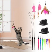 15Pcs Cat Toy Set Fishing Rod