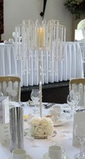 Chandelier wedding table