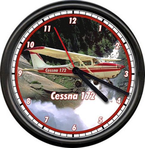 Cessna 172 red - red, aircraft
